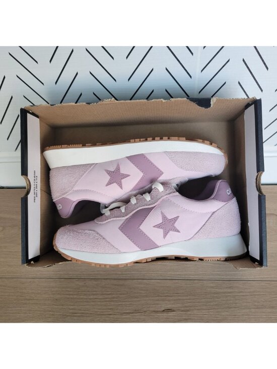 ❤️Converse Omega Trainer Ox Pink Purple Men Shoes Sz 7 Suede Sneakers A16172C❤️ main image 4